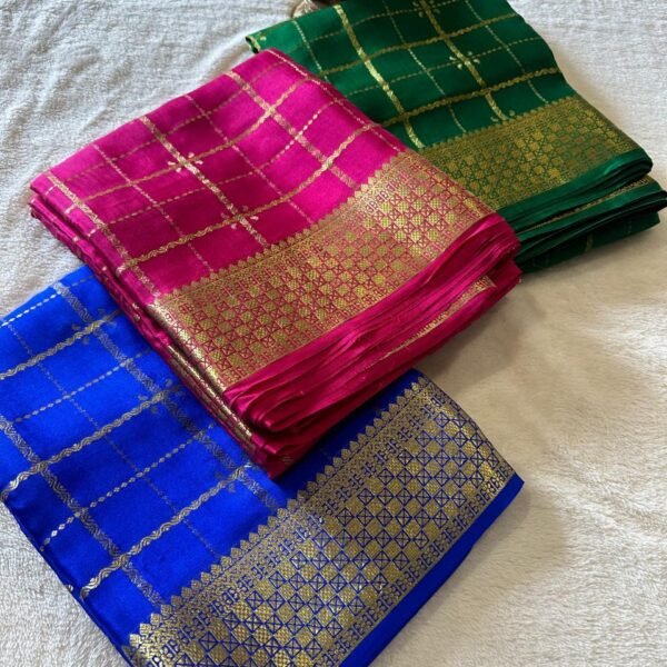 Pure Mysore silk sarees