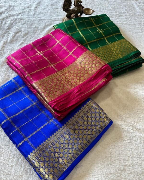 Pure Mysore silk sarees
