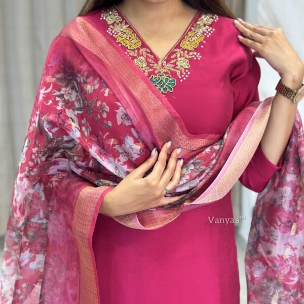 Wedding and festive launch kurti set