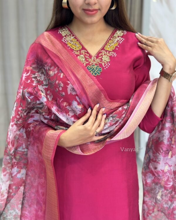 Wedding and festive launch kurti set