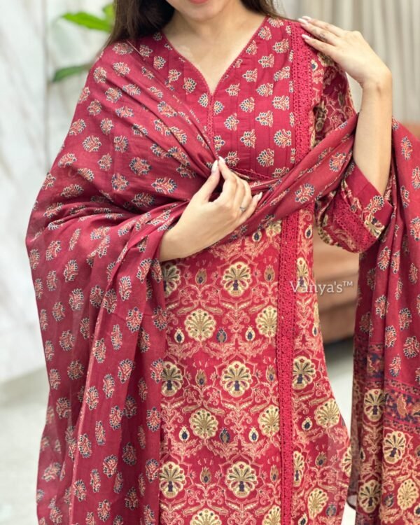 Printed Jaipuri print cotton