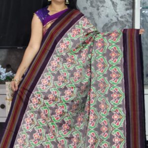 Twill ikkat SILK SAREES