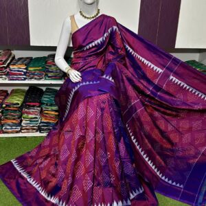 Ikkat silk sarees
