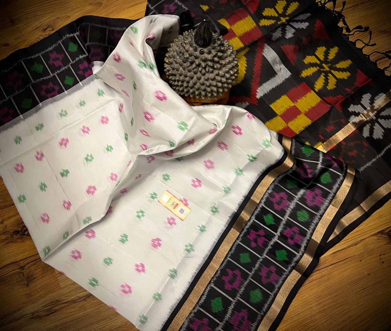 New Pure Ikkath silk Handloom 1 Pure Ikkath silk Handloom