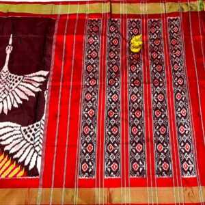 Ikkat silk sarees