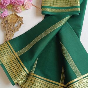 Pure crepe Mysore silk sarees