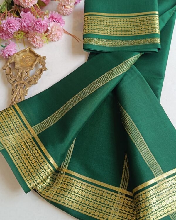 Pure crepe Mysore silk sarees