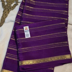 New Pure crepe Mysore silk sarees
