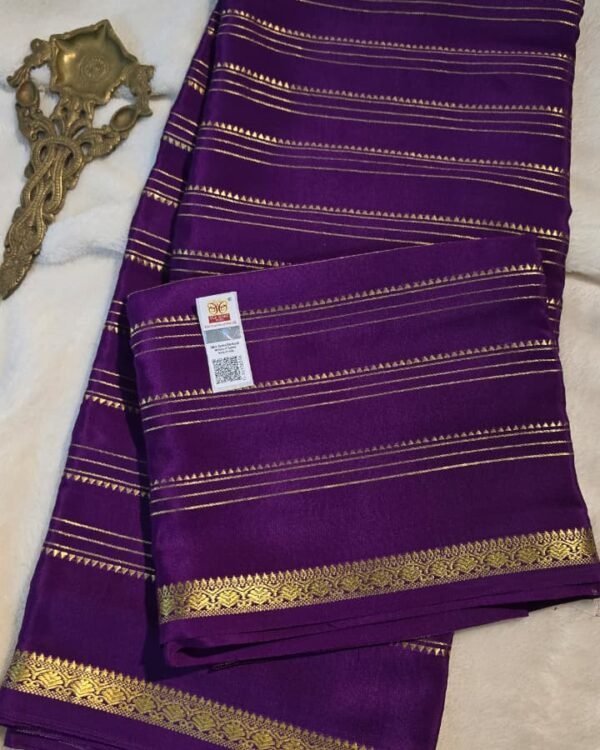 New Pure crepe Mysore silk sarees