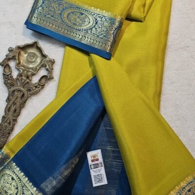Pure crepe Mysore silk sarees