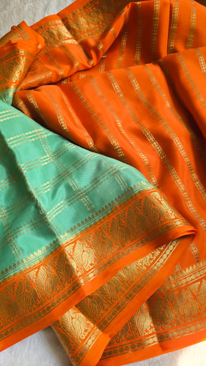 Buy Pure Mysore silk sarees 3 Buy Pure Mysore silk sarees - Image 3