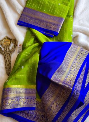 Best Pure crepe Mysore silk sarees