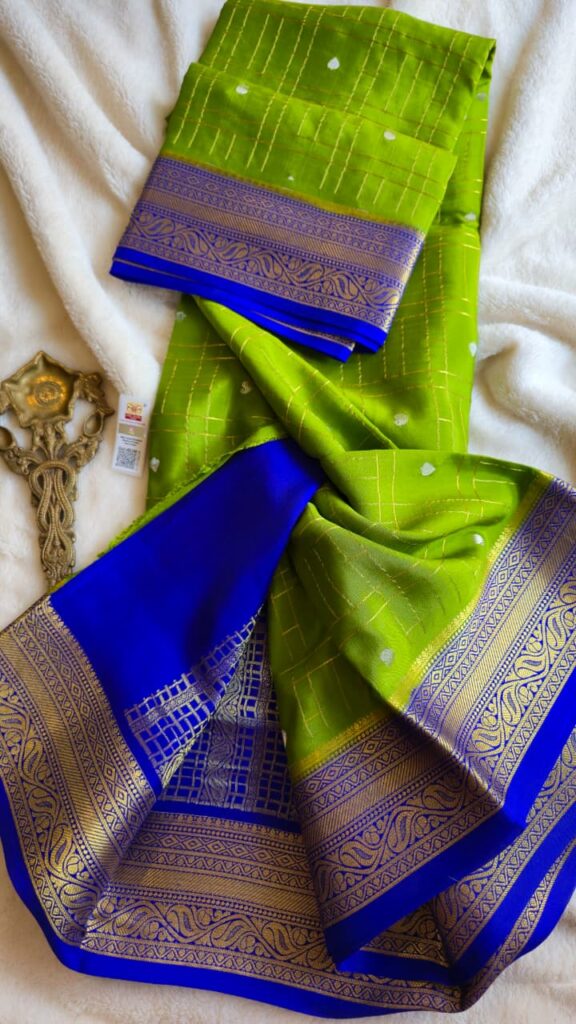No.1 Mysore Crepe Silk Saree- Stunning & Authentic Pure Silk Sarees Online 11 No.1 Mysore Crepe Silk Saree- Stunning & Authentic Pure Silk Sarees Online