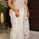 Party Wear Saree Collections – Eflina 26 Beautiful pure organza silk sarees