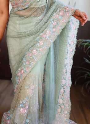 Glittering collection | Party wear saree