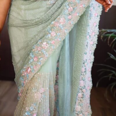 Glittering collection | Party wear saree