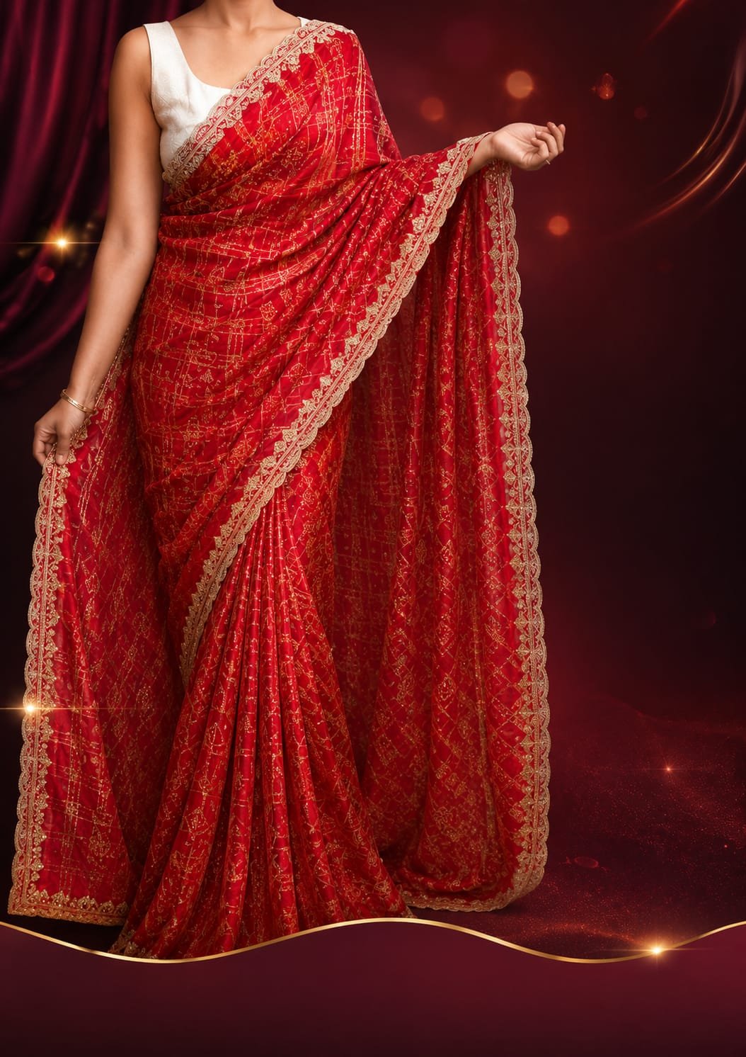Handloom georgette sarees with pure tissue 1 Handloom georgette sarees with pure tissue