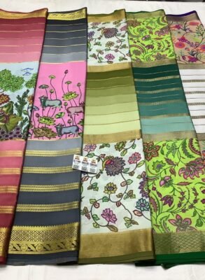 Mysore Crepe Silk Saree