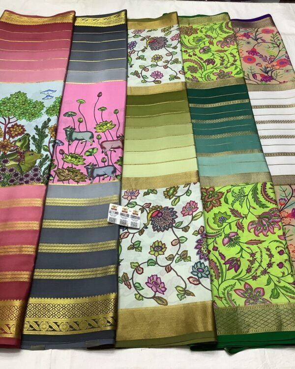 Mysore Crepe Silk Saree