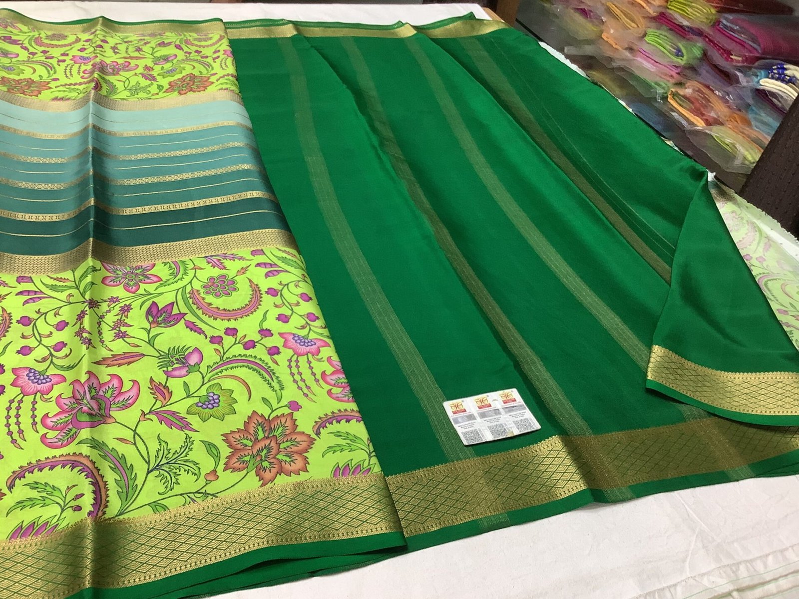 Mysore Crepe Silk Saree 6 Mysore Crepe Silk Saree