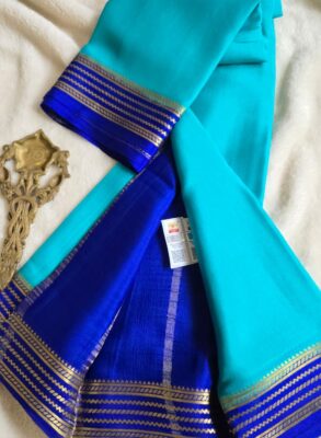 Pure crepe Mysore silk sarees
