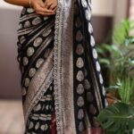 Pure georgette silk saree