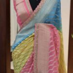 Pure georgette tripple colour designer sareeWhatsApp Image 2026 03 05 at 12.54.10 PM