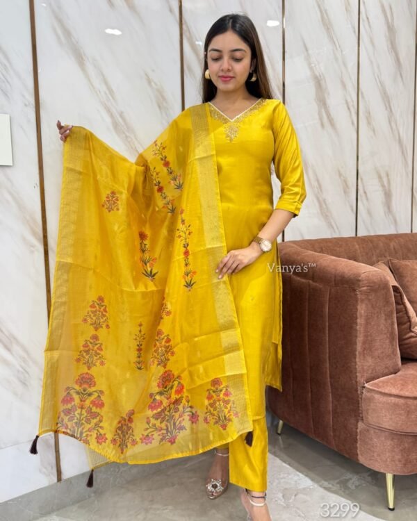 Pure roman silk kurti