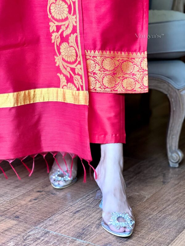 Elegant pure banarasi silk - Image 13