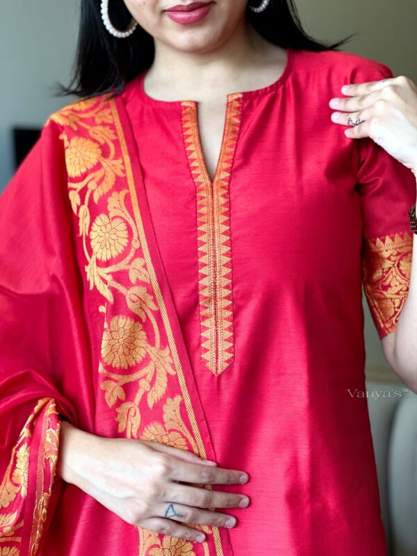 Elegant pure banarasi silk - Image 12