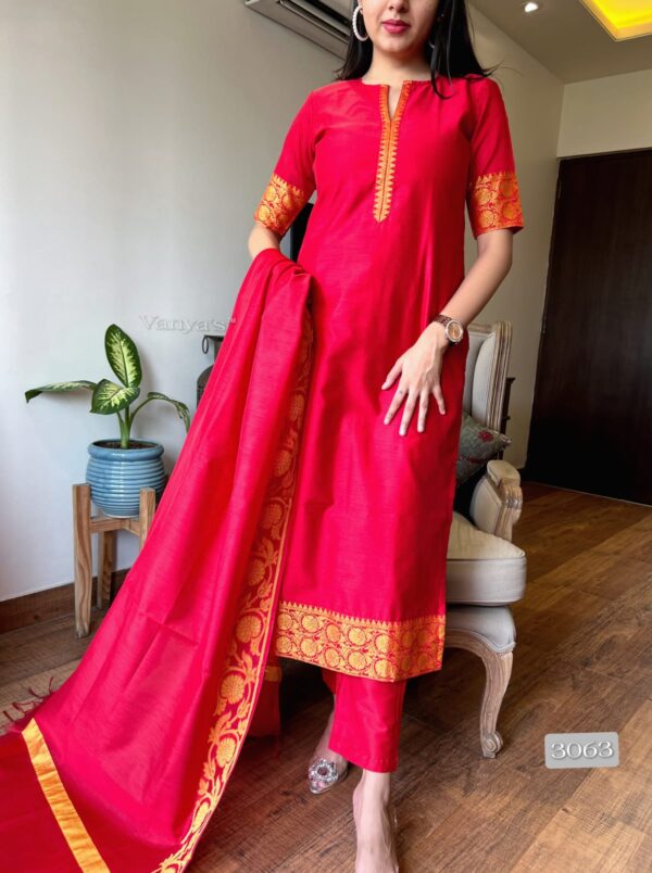 Elegant pure banarasi silk - Image 8