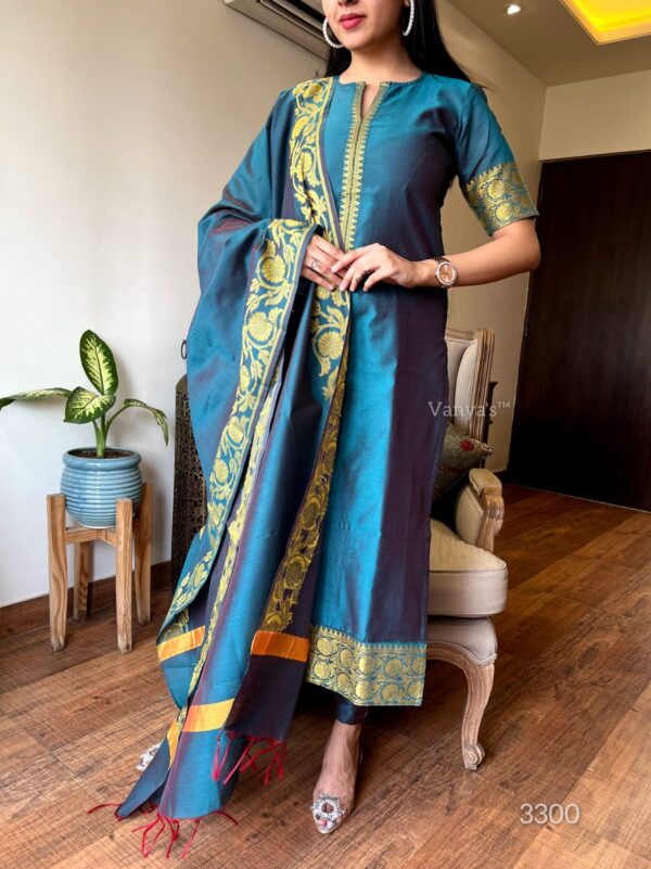 Elegant pure banarasi silk - Image 4