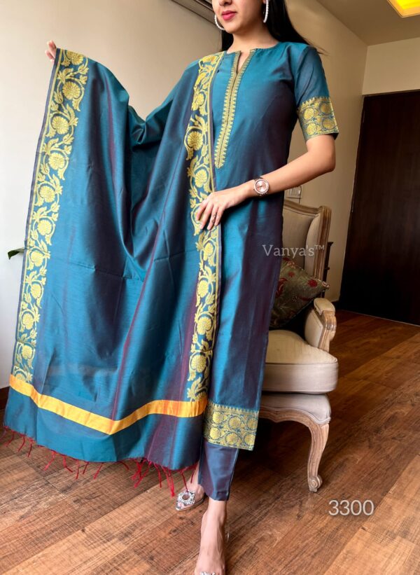 Elegant pure banarasi silk - Image 5