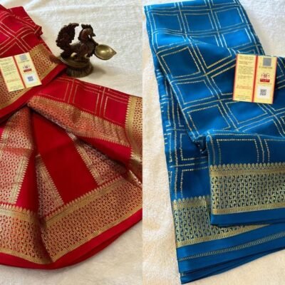 Pure Mysore Crepe Silk Saree