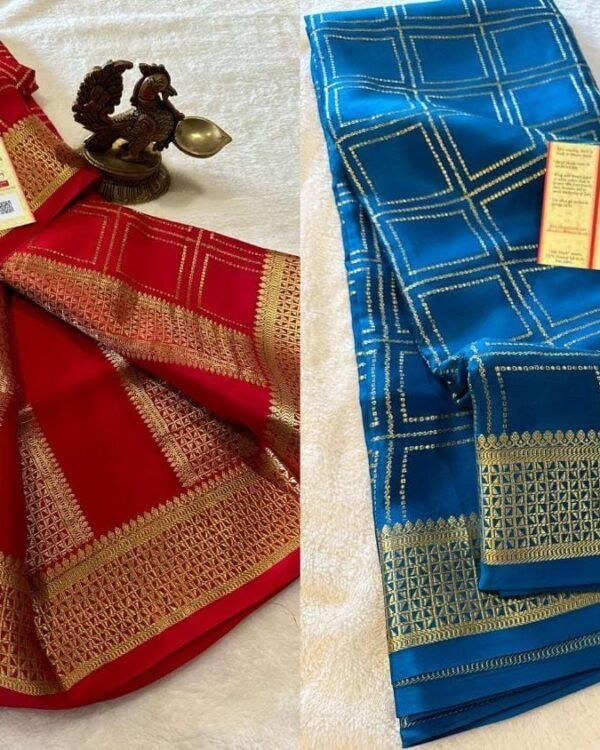Pure Mysore Crepe Silk Saree