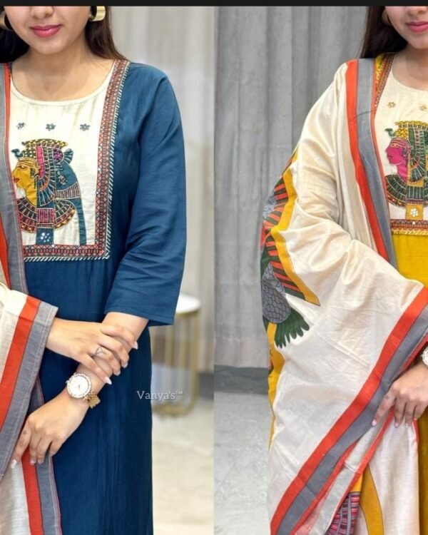 Pure roman silk with mul cotton