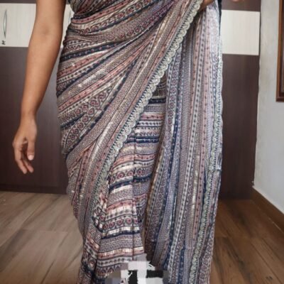 Beautiful handloom georgette sarees