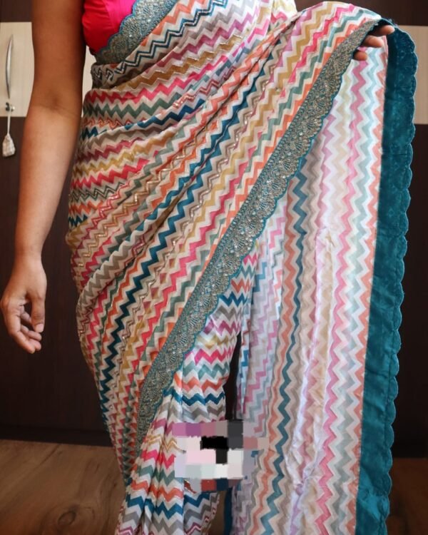 Pure handloom chanderi silk saree