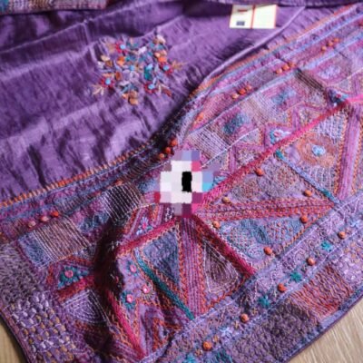 Pure handwoven tussar silk saree