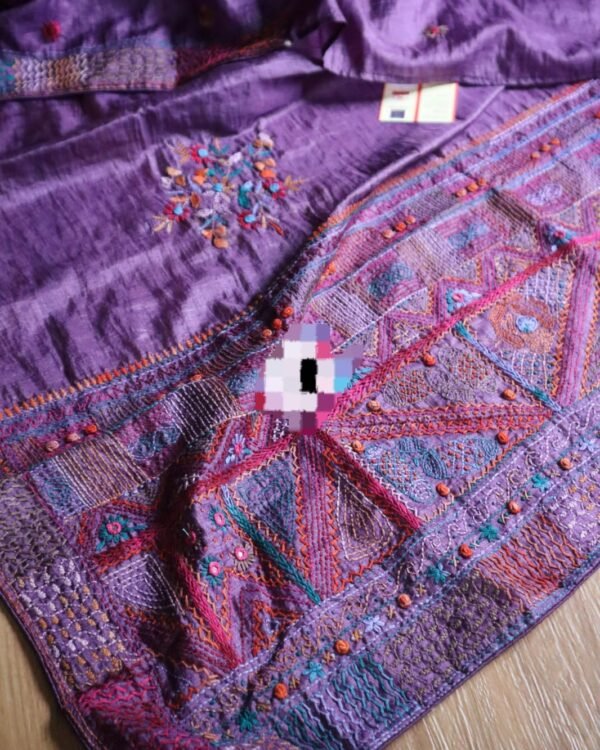 Pure handwoven tussar silk saree