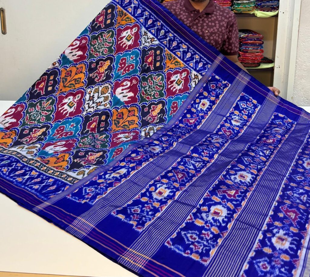 Pochampally pure silk sarees Special No 1 Ikkat Pattu Saree Marthas Design