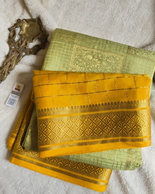 New Pure Mysore Crepe Silk Saree