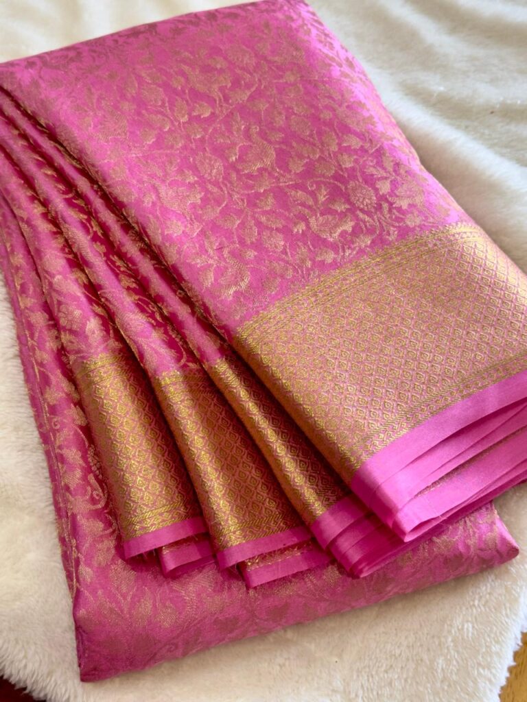 Pure Mysore silk sarees 10 No.1 Special Pure crepe Mysore silk sarees