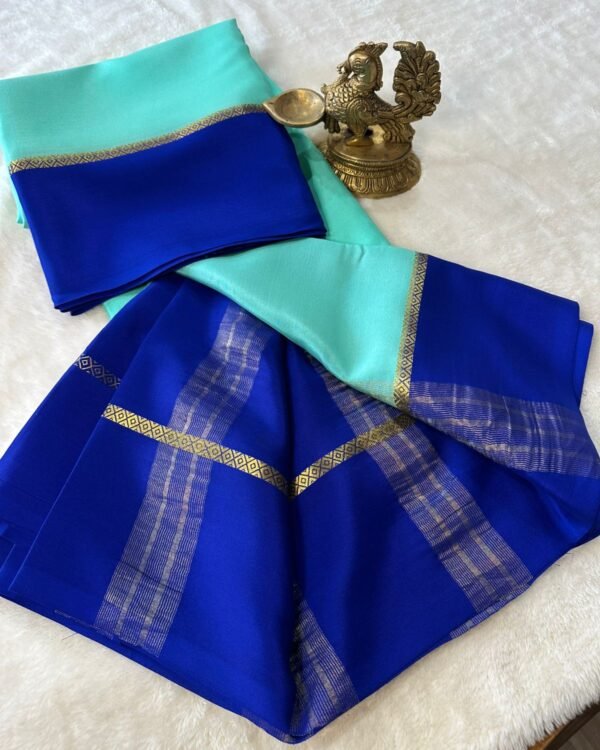 Exclusive pure crepe mysore silk sarees