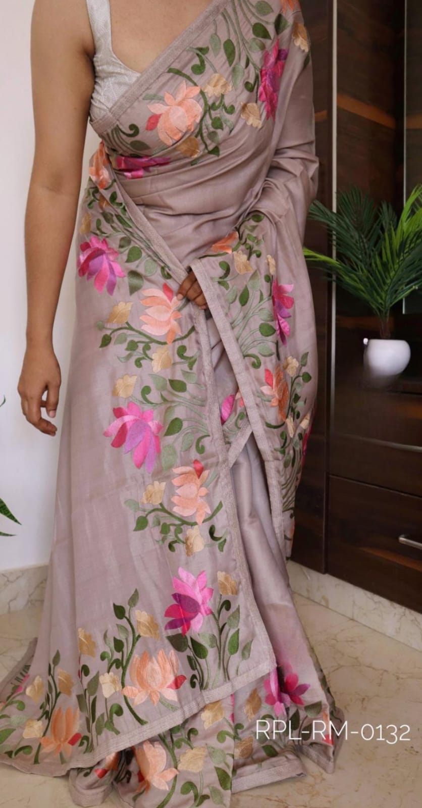 Beautiful satin silk saree 10 Beautiful satin silk saree