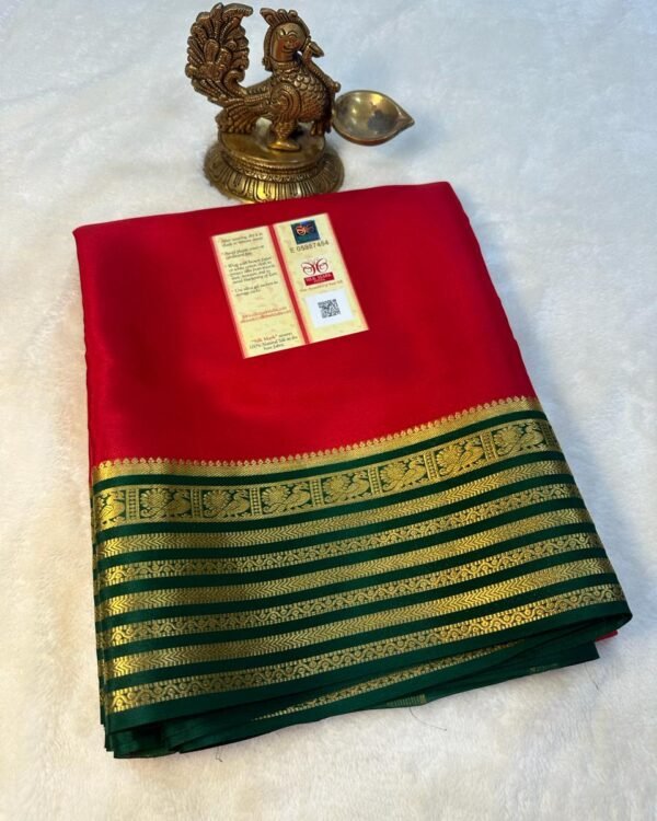Exclusive No.1 Pure Mysore Crepe silk sarees