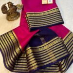 Exclusive Pure Mysore Crepe silk sarees
