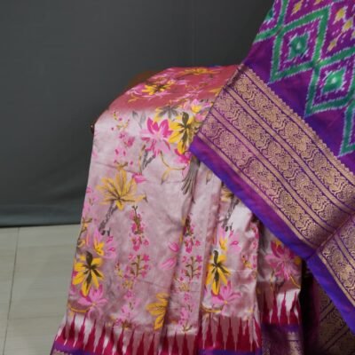 Ikkat silk sarees