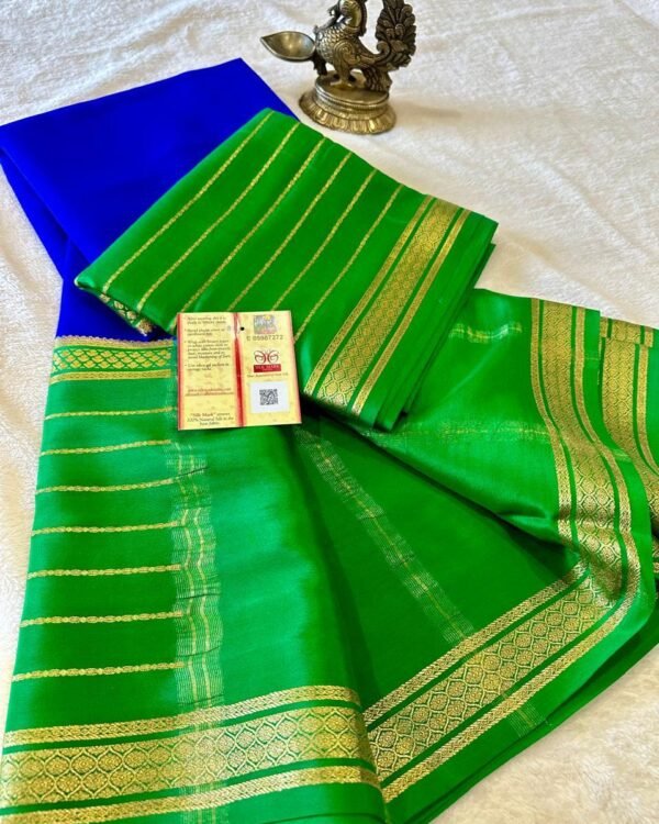 Mysore crepe Silk Saree
