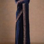Navy Blue Sequins Embroidered Designer Crepe SareeWhatsApp Image 2026 03 13 at 8.49.01 PM